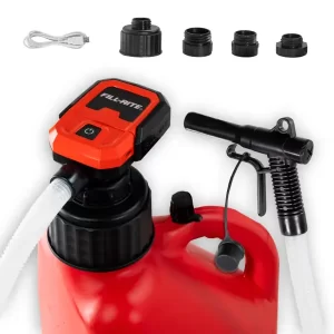 Bomba de transferencia de líquidos a batería con parada automática - 3.8 GPM